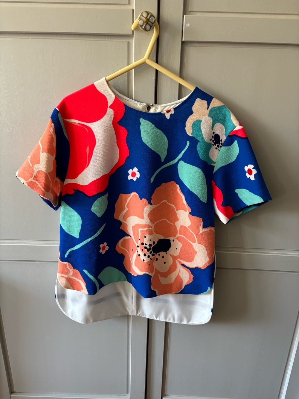 Kate Spade - Floral Boxy Top